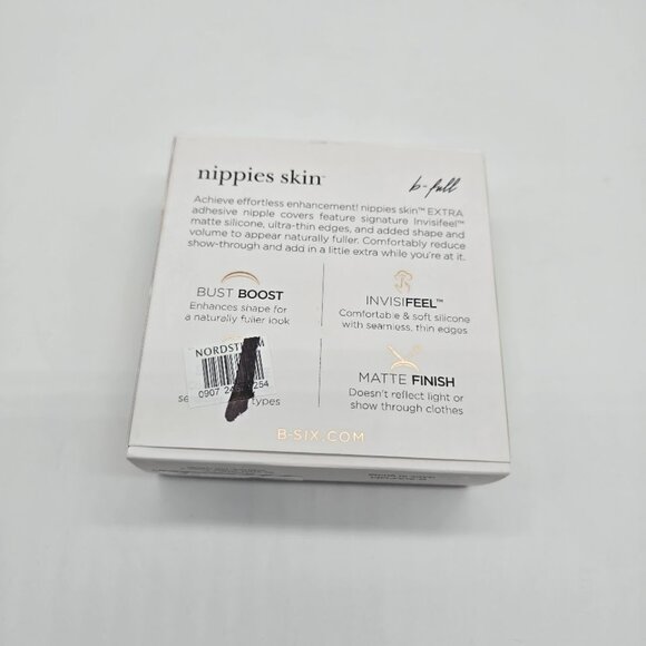 Nippies Skin Extra Nipple Covers Womens One Size Caramel Silicone Adhesive - Picture 2 of 9